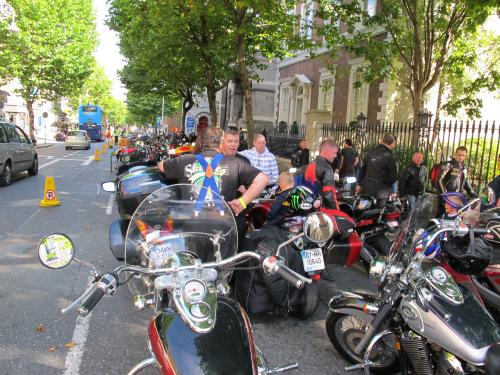 charity motor race in Dublin