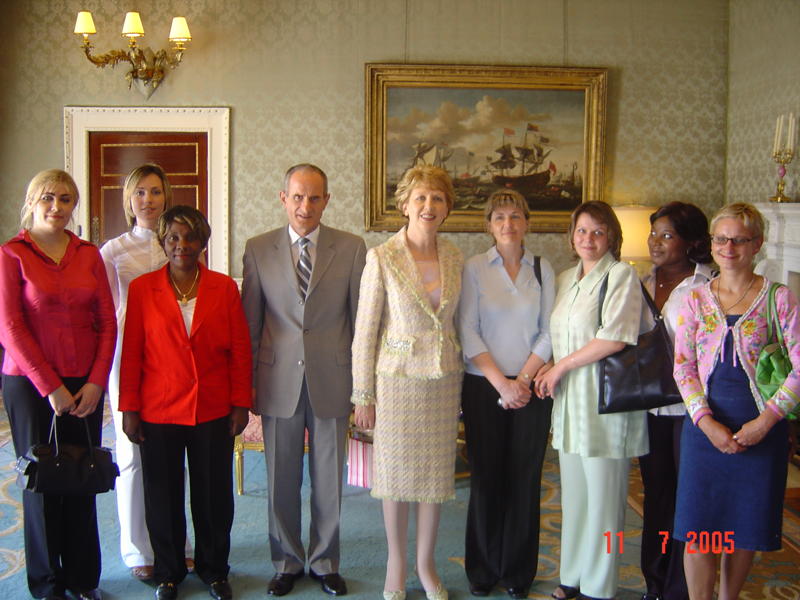 a group portret with mary mcaleese