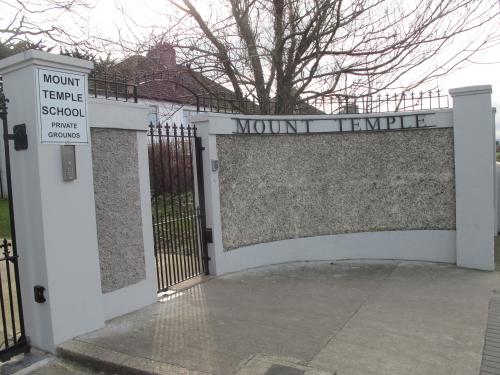 The Entrance to Mount Temple School